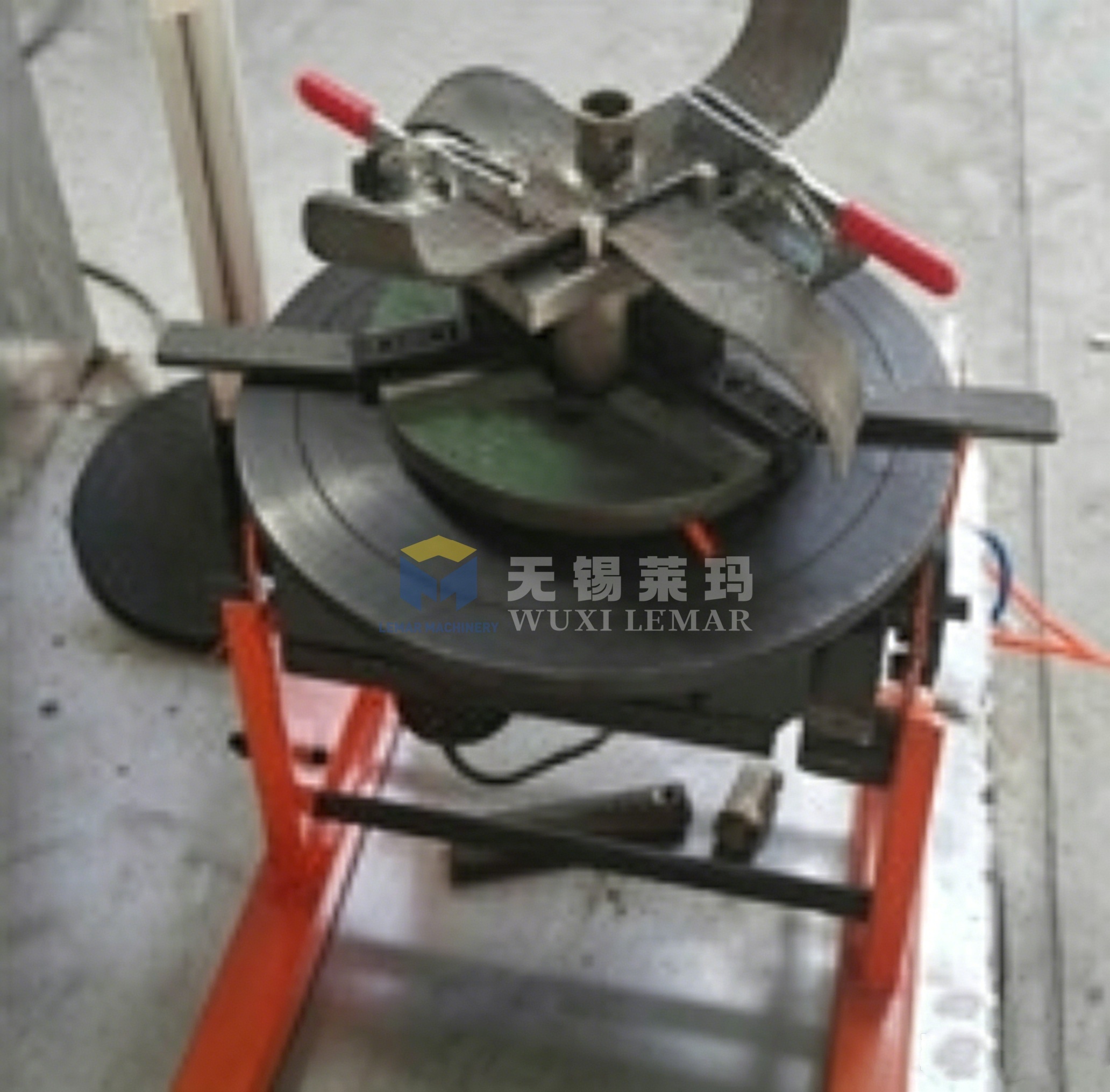 50kg Rotary Welding Positioner Small Welding Turntable for Pipe Flange Circular Welding