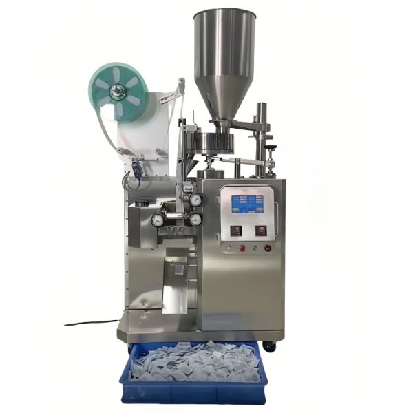 Vertical Tea Packing Machine 2kw Granule Packaging Machinery High Speed