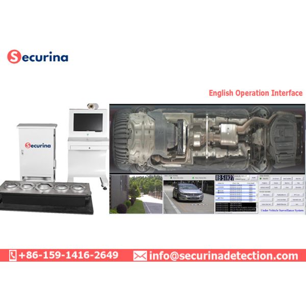 60km/H Under Vehicle Inspection System 2048 Pixels Resolution Autofocus Lens