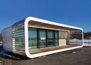 China Luxury Cabin With Light Steel Frame Design, Prefab Hotel Unit Small Modular Homes on sale