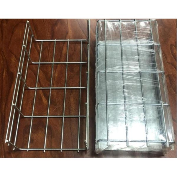 Stainless Steel Wire Basket Cable Tray 50mm-600mm Width
