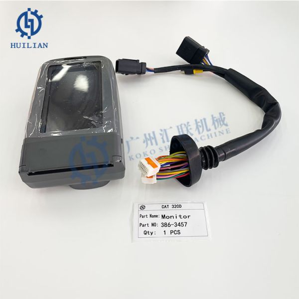 CAT 320D Monitor 386-3457 Display Screen Excavator Parts LCD Liquid Crystal Display Vehicle-mounted Display Module for Repair