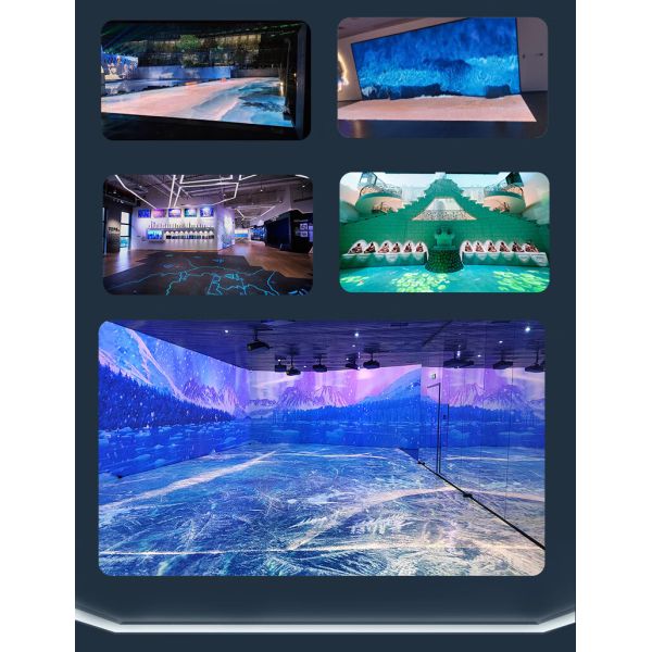 Radar Gravity Sensor Smart Display P3.91 P2.97 Immersive Interactive LED Floor Tile Screen