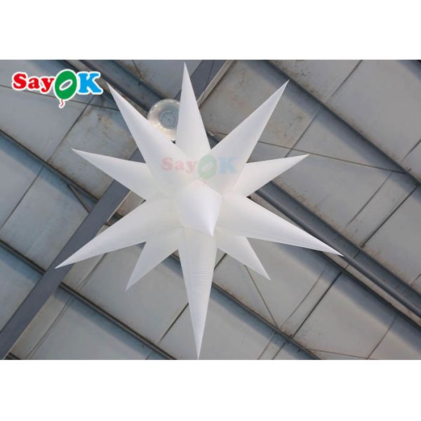2m Inflatable Lighting Decoration Hanging Star Outdoor Activity Decorative Lamp