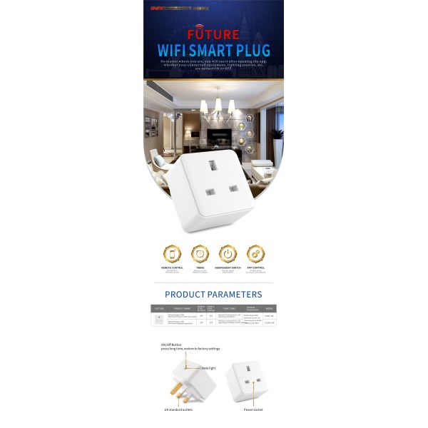 UK Standard Wi-Fi Smart Plug