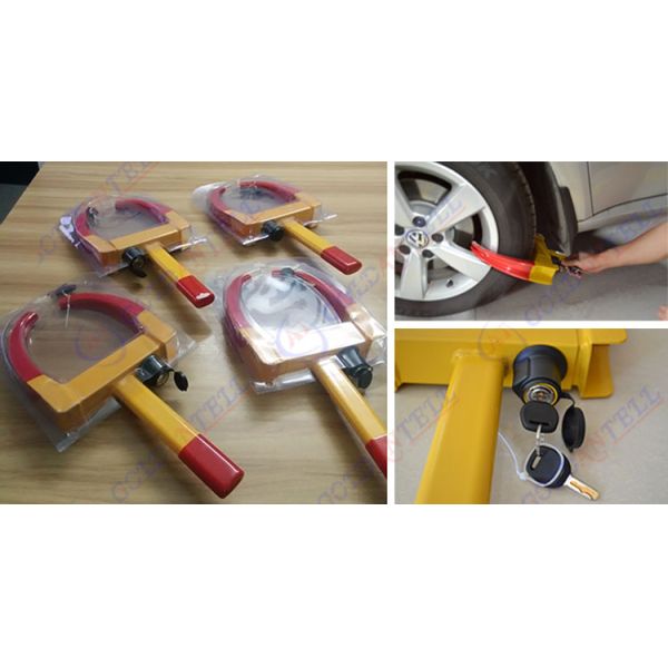 Steel Thick 2.74mm Anti Theft Car Wheel Tyre Lock Clamp