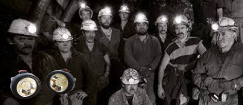 Anti Dust Wheat Cordless Cap Lamp Mining 2.8Ah Battery Small Size Long Life Span