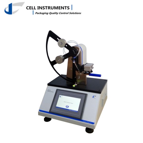 Elmendorf pendulum type tearing tester gf/mN units touch screen operation pneumatic release microprinter