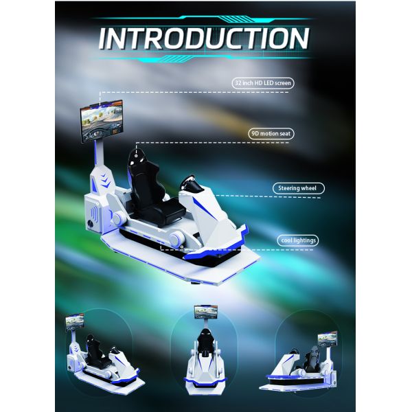 F1 Car Simulator Vr Real Virtual Car Racing Arcade Game Machine Motion Driving Simulator
