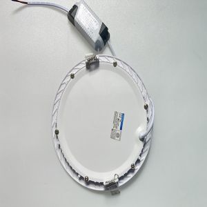 9w 12w recessed ceiling round dimmable led panel light 3 CCT adjustable