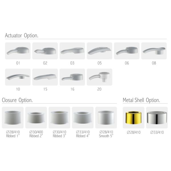 JY317-05 good quality Big dosage dispenser pump 3.5CC-4.0CC, 33/410,28/410,30/400