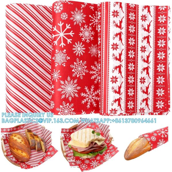 Wax Paper Food Picnic Paper Disposable Food Wrapping Greaseproof Paper Food Paper Liners Wrapping Tissue