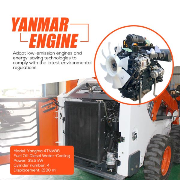 New Construction Postures Skid Steer Loader Is Super Powerful Mini Skid Steer Loaders