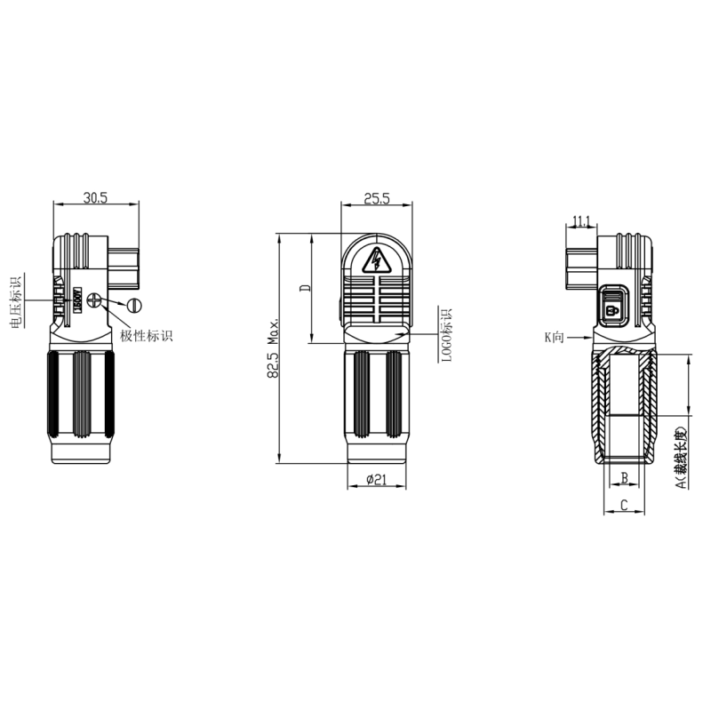 120A–500A High-Voltage Connector — Screw-Type, Quick-Disconnect, Waterproof Connector for New Energy Batteries and Energy Storage Systems (with Crimp