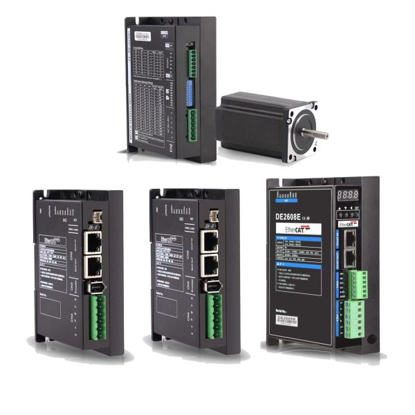 0.4KW-22KW Programmable Stepper Driver , Multiscene Digital Stepper Motor Driver