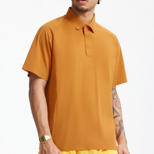 Customizable Sporty Blank Men's Solid Mint Knitted Short-Sleeve Shirt Quick Dry Breathable New Arrival Spring/Summer 2026