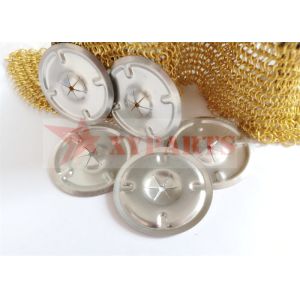 A2 Stainless Steel Self Locking Washers Round 50mm For 4mm Pins Fixed