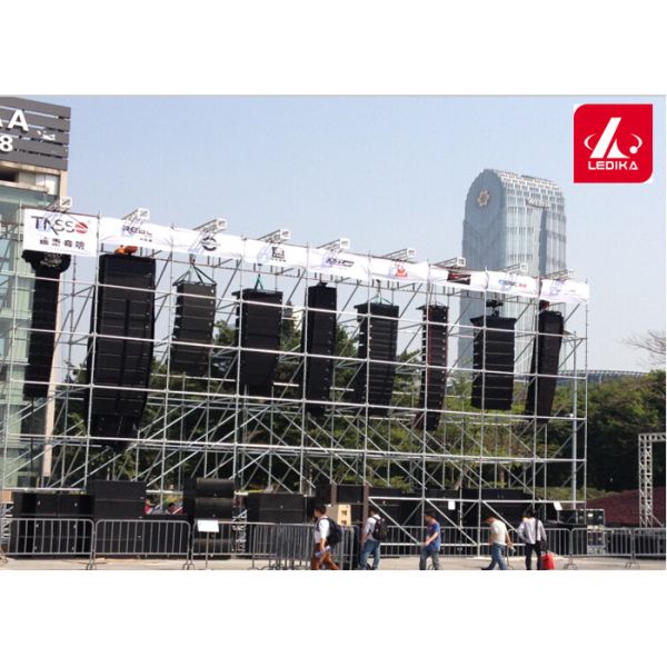 Outdoor Aluminum Triangle Layer Truss Hang Line Array Speakers