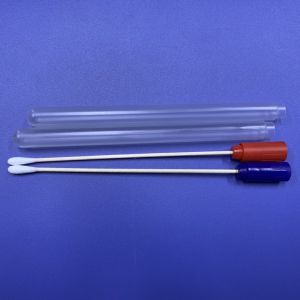 China Hospital 100% Nylon Nasopharyngeal Swab Test Kit on sale