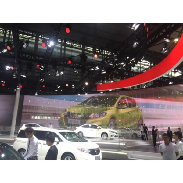 Indoor P7.8 Creative LED Display Screen , Ultra Thin Transparent LED Video Wall