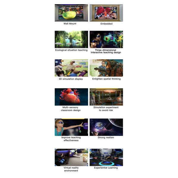 Customized Polarized Light Virtual 3D LED Display Screen LED Video Wall
