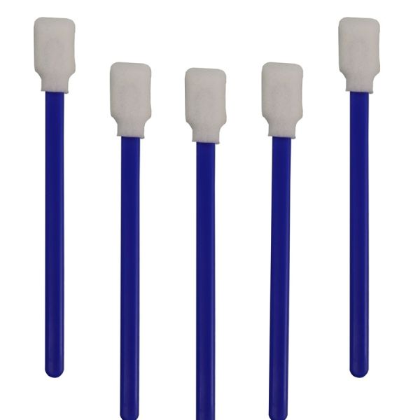 5 Inches Cleanroom Foam Cleaning Swabs Dust Free Rectangular