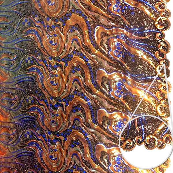 New Arrival sequined pattern embroidery factory price glittery fabric gold dress sequin fabrics
