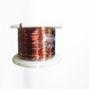 China Class 18 0.3 × 3.0 mm Rectangular Enameled Copper Wire Copper Magnet Wire For Notebook Coil on sale