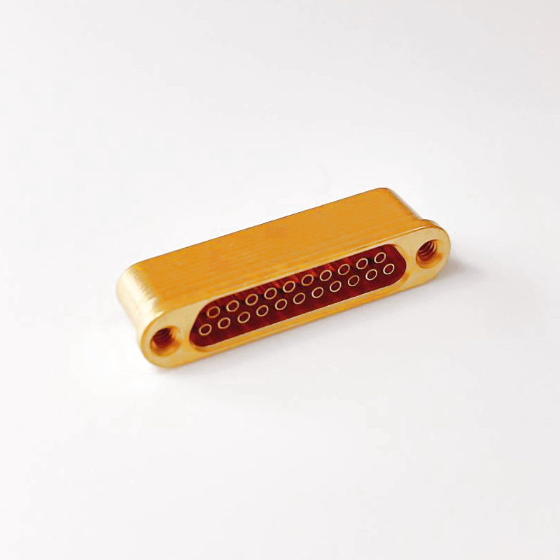 Glass Sintered Sealed J30J Micro-D Connector with 3A Rated Current for Aeronautics and Astronautics and Aerospace Applications