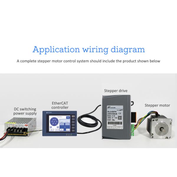 Lichuan DC Open Loop Stepper Motor Drivers Kit 0.4N.m 2 Phase Nema17 DC24V~48V 1.2A
