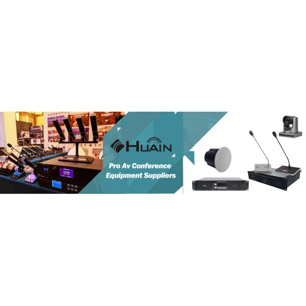 HUAIN Network Conference System Table Microphone DSP Wired Dante Microphone Unit Conference Microphone Systems
