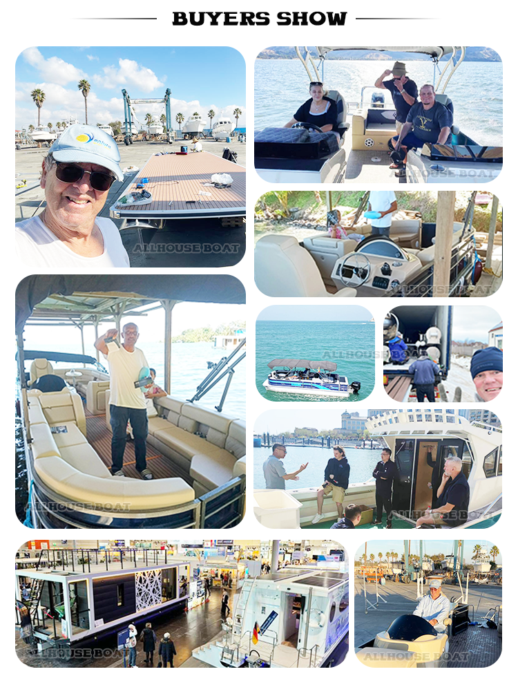 Single Layer Deck Type 7.6m Pontoon Party Boat Your Ultimate Party Companion