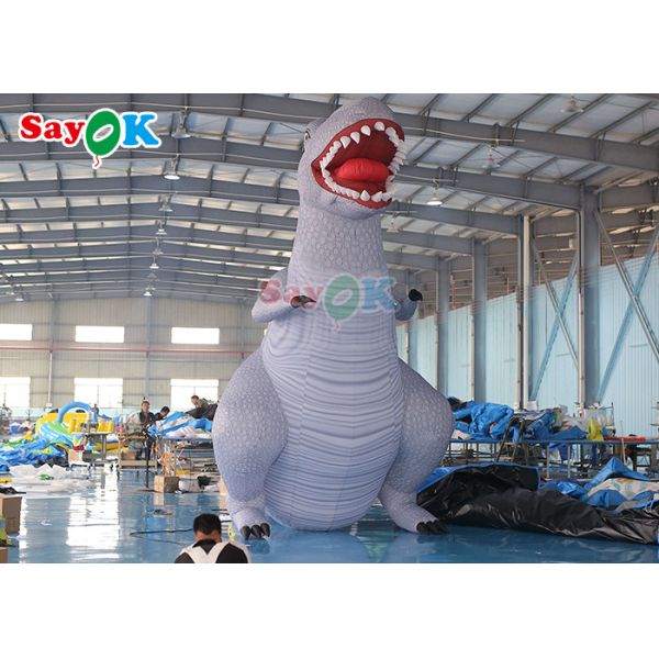 Decoration Inflatable Tyrannosaurus Dinosaur 5m For Advertising