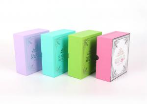 China Custom Logo Small Paper Jewelry Boxes Cardboard Recycled CMYK on sale