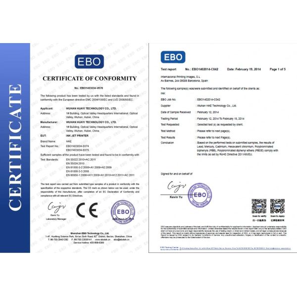 1 - 8 Printing Head Thermal Inkjet Coder Small Size For Variable Barcode