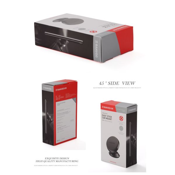 Tuck Top Paper Packaging Boxes For Car Mount Products CMYK Printing Color