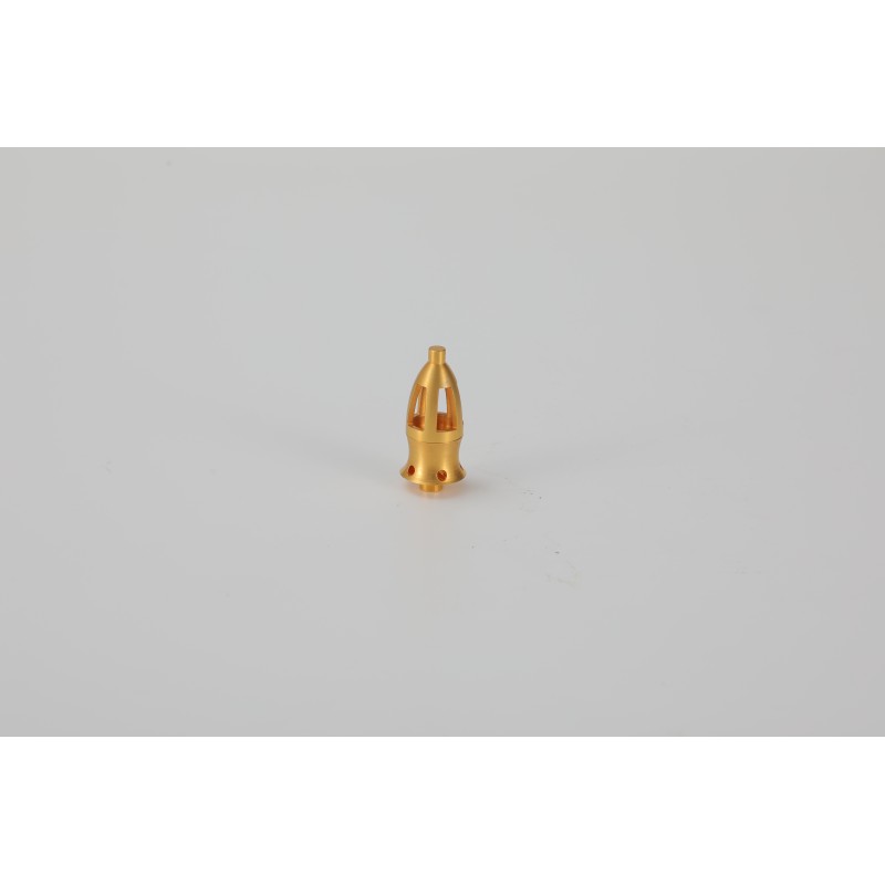 Customized Gold Hollow Lathe Parts Precision Processing Components CNC Turning and Milling Services Can Be Used of Manufacturing