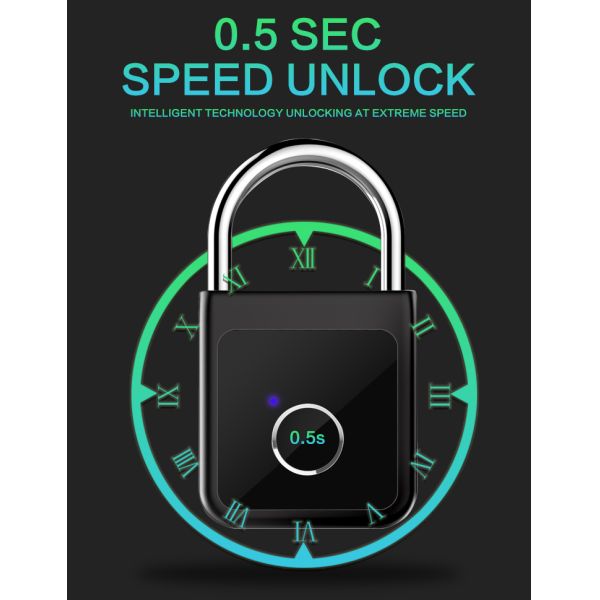 Tuya Smart Keyless Fingerprint Door Lock Phone Control Open Smart Mini