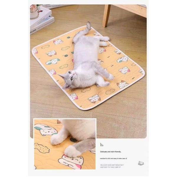 Summer Pet Cooling Mats Ice Silk Cool Pet Pad Customized Color