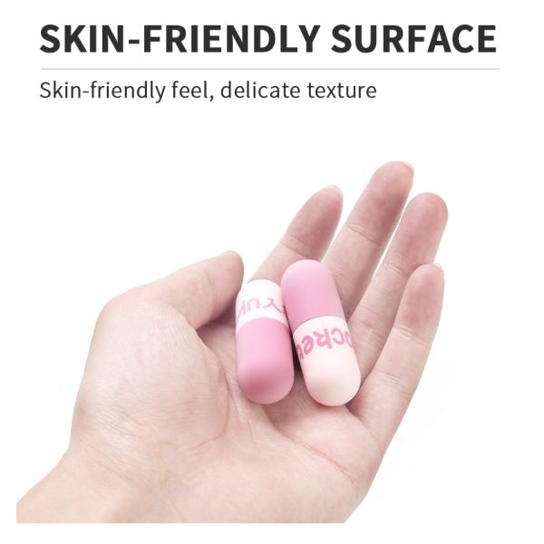 Empty Unique Mini Capsule Shaped Lip Gloss Packaging Cute Rubber Pill Bottle Lipgloss Bottle