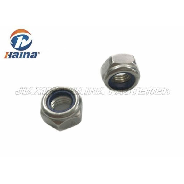 Resist Loosening SS304 M12x1.25 Self Nylon Insert Lock Nuts