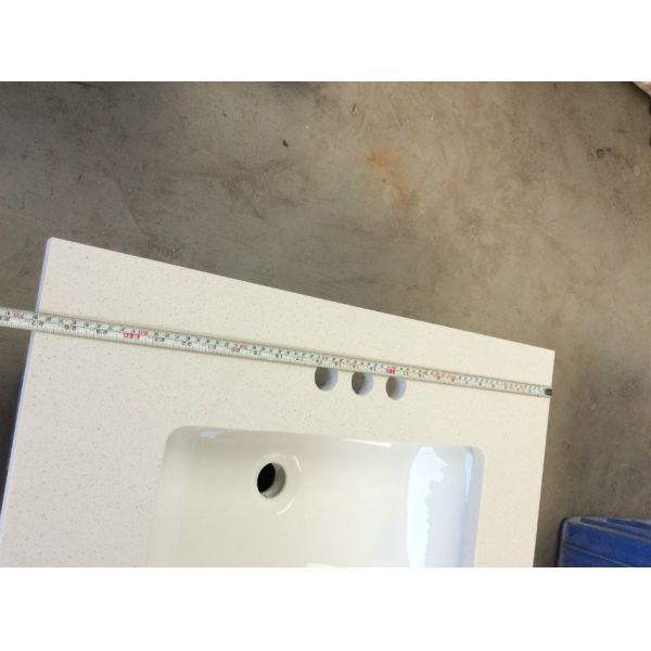 Quartz Engineered Vanity Tops Acid Resistance For Home/ Hote 3200*1600mm Size