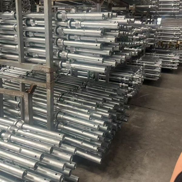 2.5m Standard Cuplock Scaffolding System Painted / Galvanized Quick Stage Scaffolding