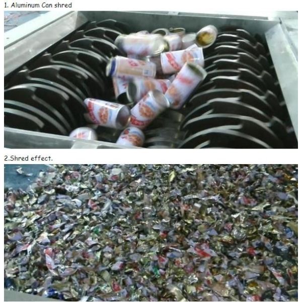 High Speed Plastic Shredder Machine For Large Diameter HDPE Pipe 7.5-110KW