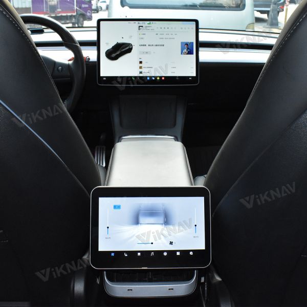 Air Conditional Model 3/Y Tesla Rear Display Back Row Seat CockPit LCD Screen