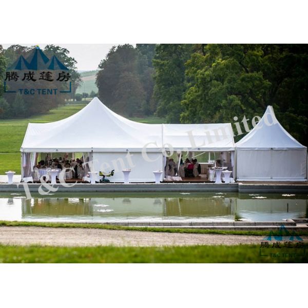 UV Resistant Wedding Reception Tent Easy Dismantled With Decoration Inside