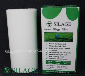 Wholesale Top Quality Middle Size Baler Use White 500mm*25um Silage Film for Wrapping For Dairy Farm from china suppliers