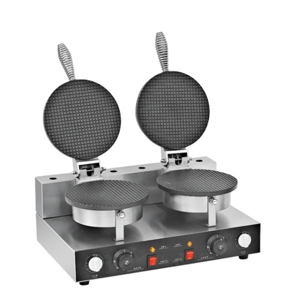 Double Plate Belgium Waffle Baker Waffle Maker Machine for Waffles and Timer Feature