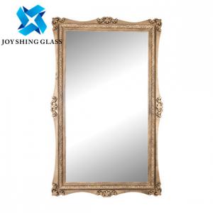 China Bathroom Framed Wall Mirror Copper Free Magnifying Makeup Mirror 2mm 3mm 4mm 5mm on sale