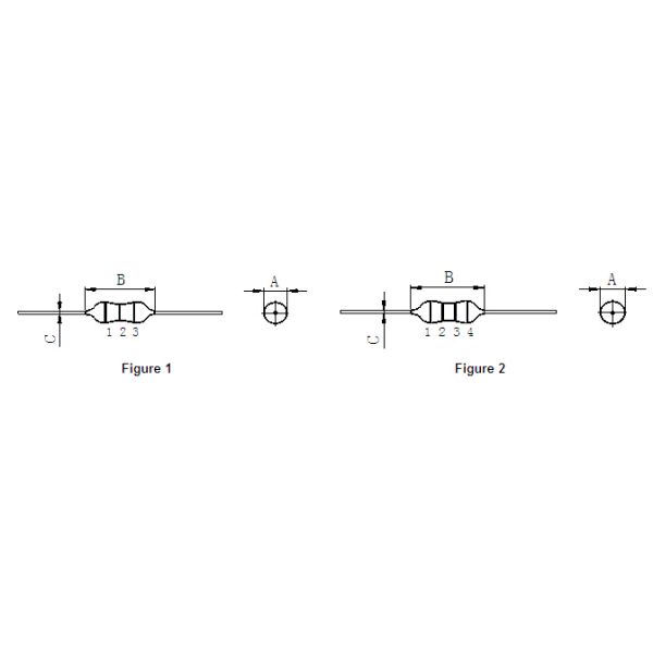 0.22uH 400mA 0.4Ohm 25.2MHZ Wireless Charger Coil , Epoxy Coated Choke Axial Fixed Inductor Colour Code 2.8x4.8mm